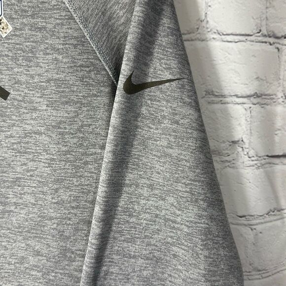 Nike Carolina Panthers Hoodie Mens Large Gray Salute To Service Therma-Fit - Picture 4 of 11